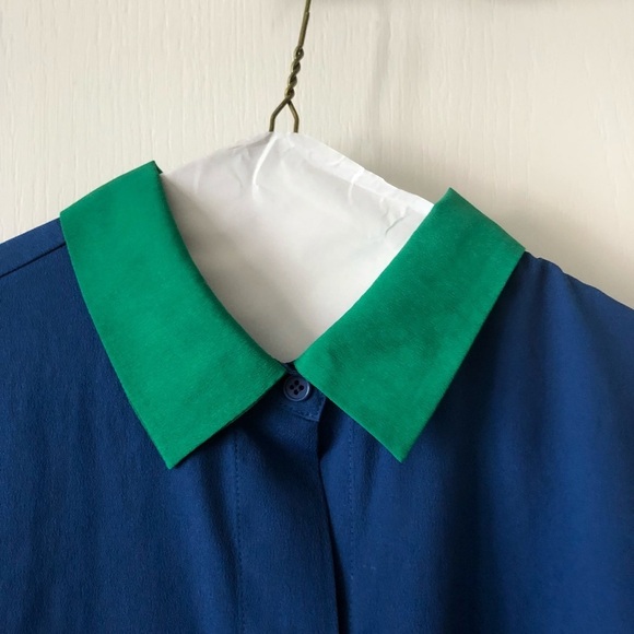 Collective Concepts Colored Collar Button Down - Picture 3 of 5